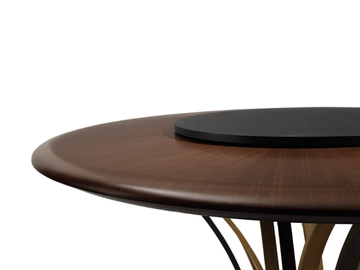 DILAN - Round table with Lazy Susan by A.R. Arredamenti - view 3